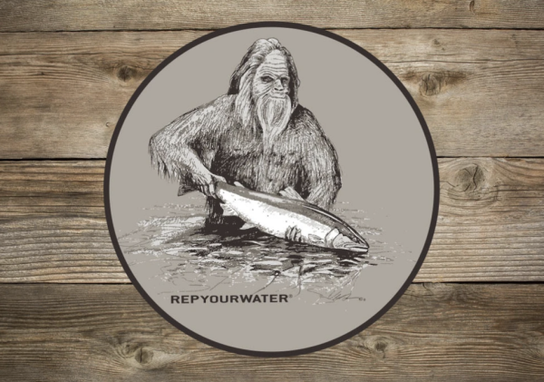 Rep Your Water Squatch and Release Sticker